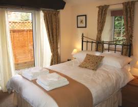 Holiday cottage bedroom, Caldbeck