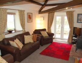 Holiday cottage lounge, Caldbeck