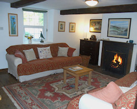 Cumbria farm B & B lounge
